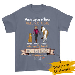Custom Shirt - Really Love Horse and Dog - photo 2