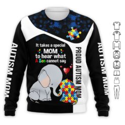 Autism 3D Hoodie - photo 4