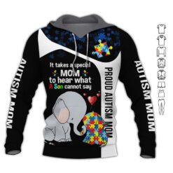 Autism 3D Hoodie - photo 5