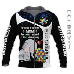 Autism 3D Hoodie - photo 6