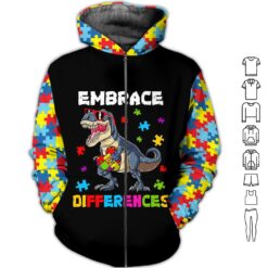 Autism Awareness 3D Hoodie - photo 6