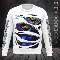 Autism Warrior Hero 3D Hoodie - photo 4