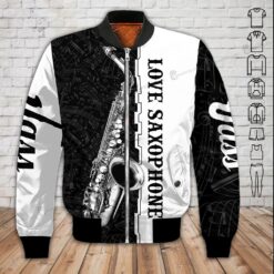 Beautiful Black Saxophone Hoodie - photo 9