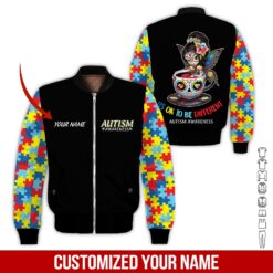 Custom Text Autism Awareness 3D Hoodie - photo 9