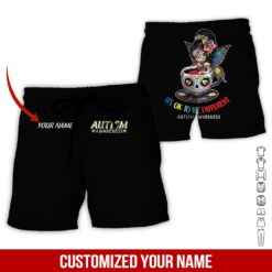 Custom Text Autism Awareness 3D Hoodie - photo 7