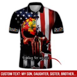 Custom Text Autism Warrior 3D Hoodie - photo 2