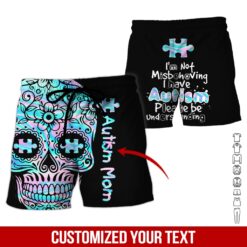 Custom Text I’m Not Misbehaving I Have Autism 3D - photo 7