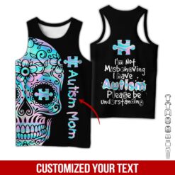 Custom Text I’m Not Misbehaving I Have Autism 3D - photo 8