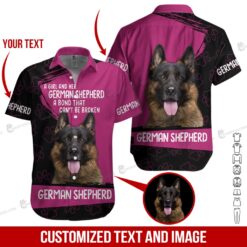 Custom Text and Image German Shepherd Dog 3D - photo 3