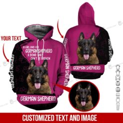 Custom Text and Image German Shepherd Dog 3D - photo 5
