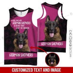 Custom Text and Image German Shepherd Dog 3D - photo 8