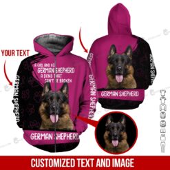 Custom Text and Image German Shepherd Dog 3D - photo 6
