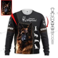 Custom Text and Image German Shepherd Dog 3D - photo 4