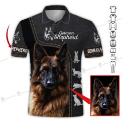 Custom Text and Image German Shepherd Dog 3D - photo 2