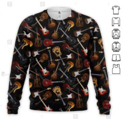 Love Guitars 3D Hoodie - photo 4