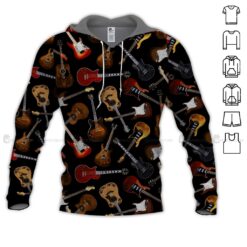Love Guitars 3D Hoodie - photo 5