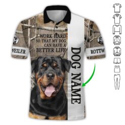 Love Rottweiler 3D Hoodie - photo 2