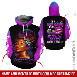 Custom Month Beautiful Girl Hoodie - photo 5
