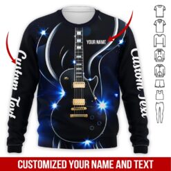 Custom Love Guitar 3D Hoodie - photo 4