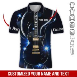 Custom Love Guitar 3D Hoodie - photo 2