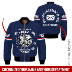 Custom Proud Postal Worker 3D Hoodie - photo 9