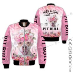 Pit Bull Mom Pink 3D Hoodie - photo 9