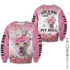 Pit Bull Mom Pink 3D Hoodie - photo 4