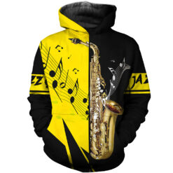 Saxophone Art 3D Hoodie - photo 4