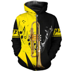 Trumpet Art 3D Hoodie - photo 4