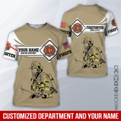 Custom Firefighter 3D Hoodie