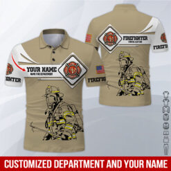 Custom Firefighter 3D Hoodie - photo 2