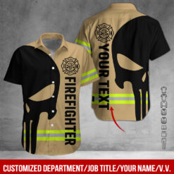 Custom Text Firefighter 3D Hoodie - photo 12