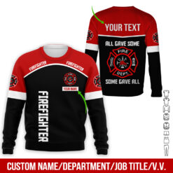 Custom Firefighter 3D Hoodie - photo 13