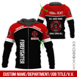 Custom Firefighter 3D Hoodie - photo 15