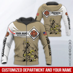 Custom Firefighter 3D Hoodie - photo 17
