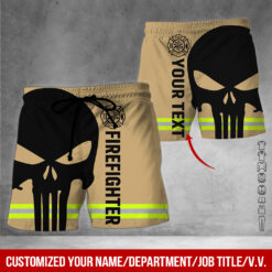 Custom Text Firefighter 3D Hoodie - photo 16