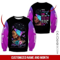 March Girl 3D Hoodie - photo 4