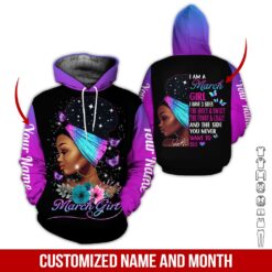 March Girl 3D Hoodie - photo 5