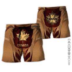 Canada Gold Armor Style 3D Hoodie - photo 7