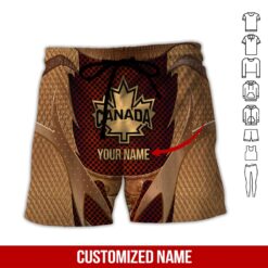 Canada Gold Armor Style 3D Hoodie - photo 7
