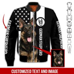 Custom Text and Image German Shepherd 3D Hoodie - photo 9