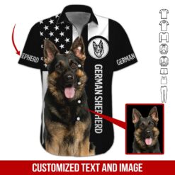 Custom Text and Image German Shepherd 3D Hoodie - photo 3