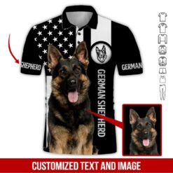 Custom Text and Image German Shepherd 3D Hoodie - photo 2