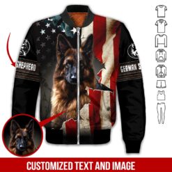 Custom Text and Image German Shepherd 3D Hoodie - photo 9
