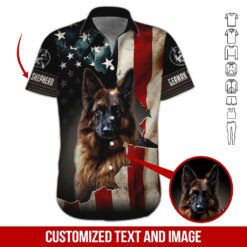 Custom Text and Image German Shepherd 3D Hoodie - photo 3