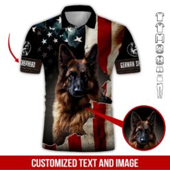 Custom Text and Image German Shepherd 3D Hoodie - photo 2