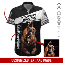 Custom Text and Image German Shepherd 3D Hoodie - photo 3