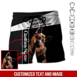 Custom Text and Image German Shepherd 3D Hoodie - photo 7