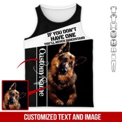 Custom Text and Image German Shepherd 3D Hoodie - photo 8