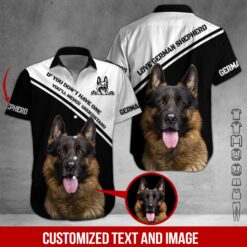 Custom Text and Image German Shepherd 3D Hoodie - photo 3